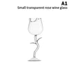 Angelic Kitchenware™ Rose-Shaped Wine Glasses