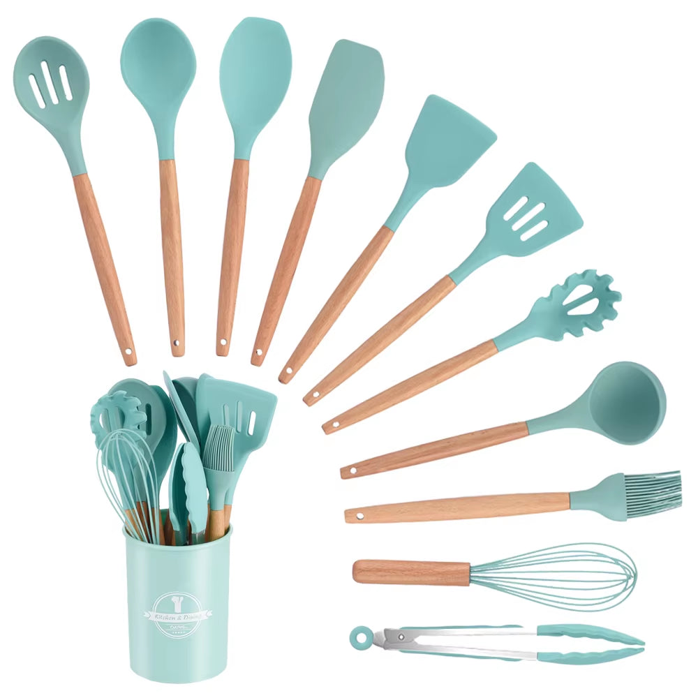 Silicone Cooking Utensils Set