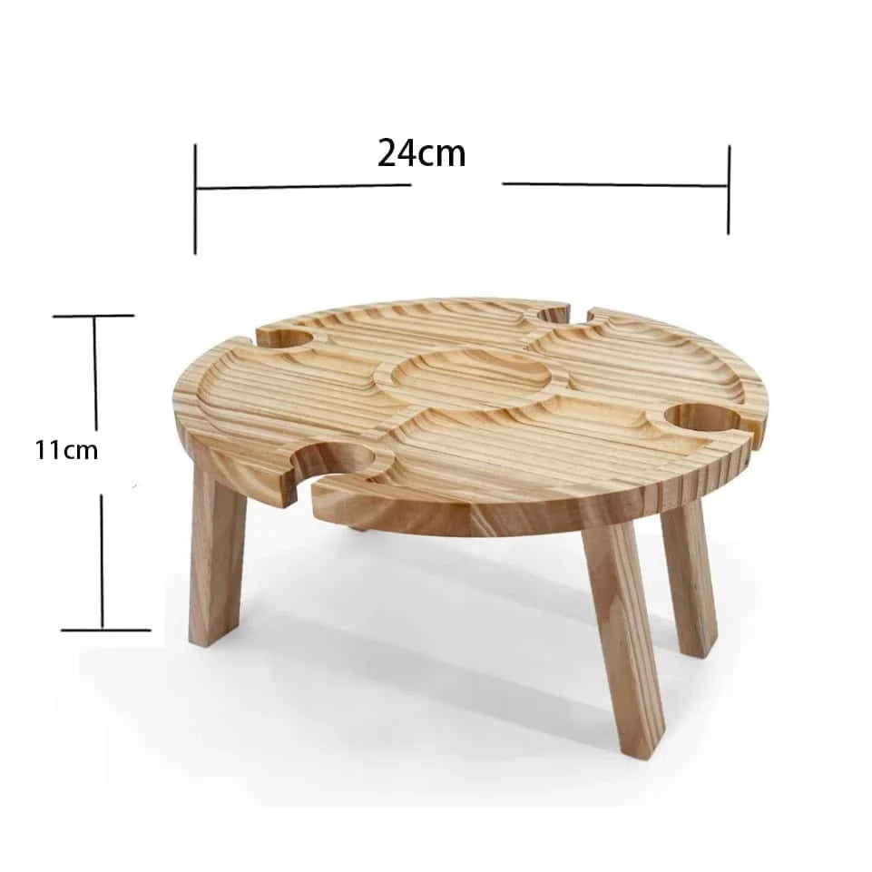 Angelic Kitchenware™ Outdoor Wooden Folding Picnic Table