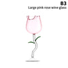 Angelic Kitchenware™ Rose-Shaped Wine Glasses