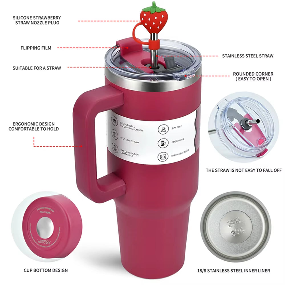 Angelic Kitchenware™ Stainless Steel Thermal Tumbler