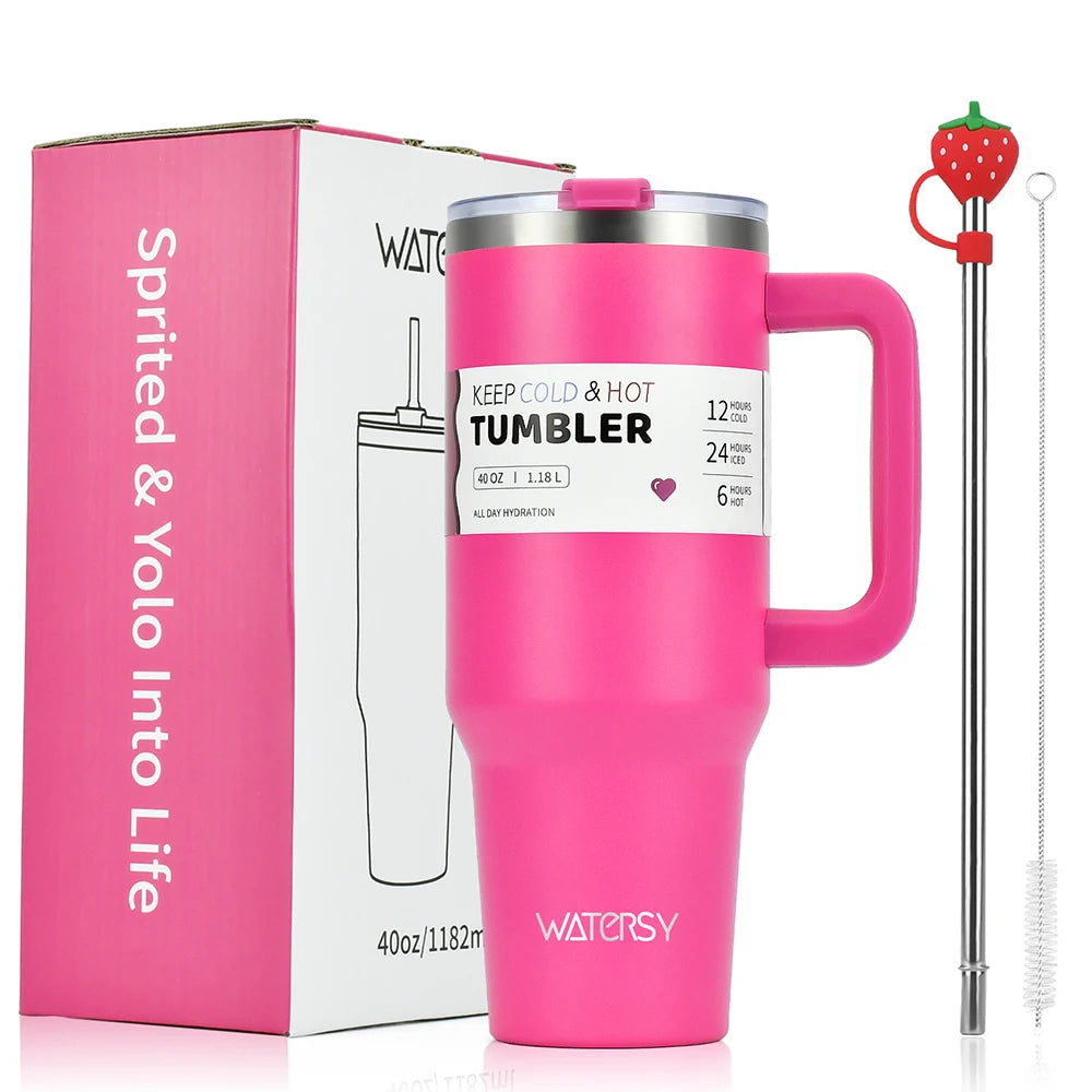 Angelic Kitchenware™ Stainless Steel Thermal Tumbler