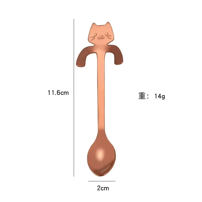 Angelic Kitchenware™ Stainless Steel Cat Spoon