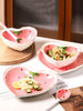 Angelic Kitchenware™ Strawberry Heart Bowl Spoon + Plate