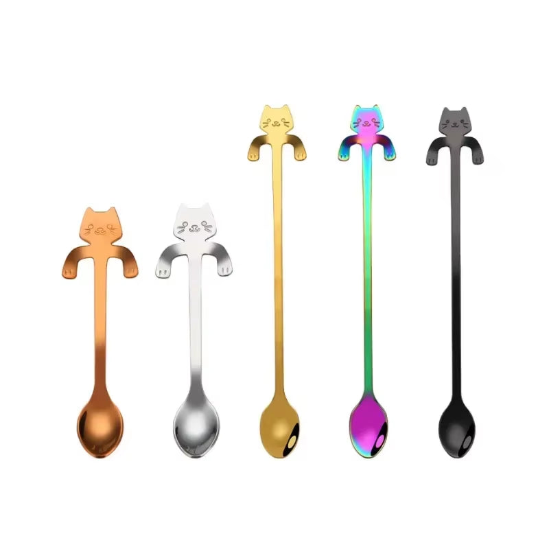 Angelic Kitchenware™ Stainless Steel Cat Spoon