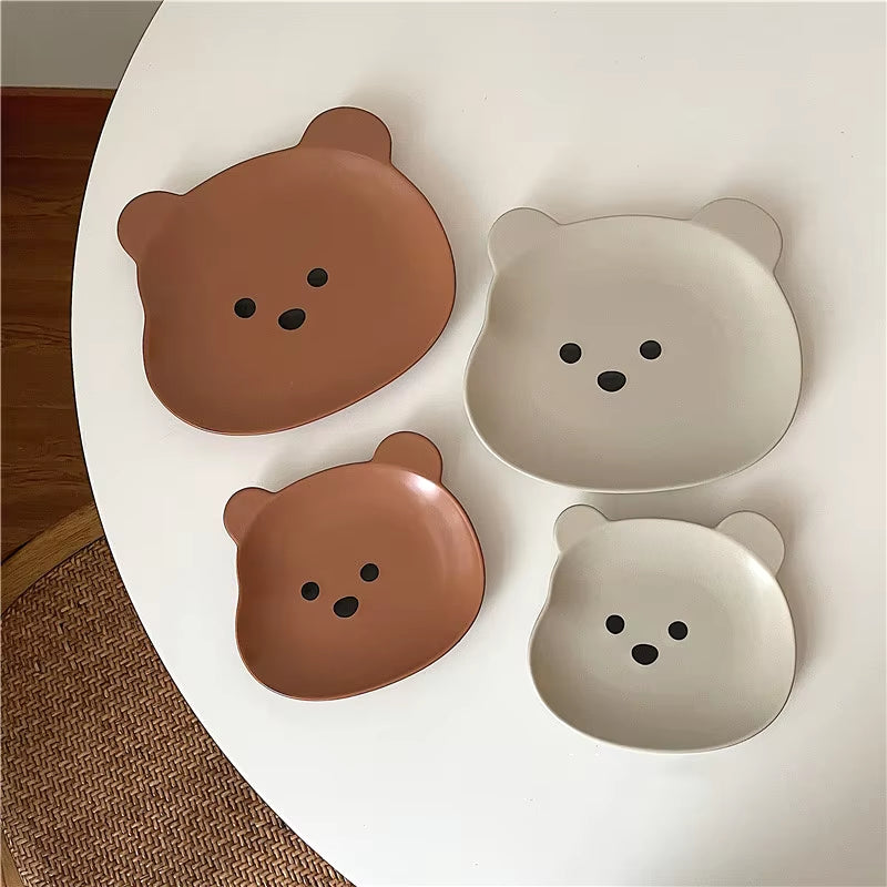 Angelic Kitchenware™ Ceramic Bear Bowl Plate