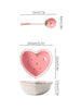 Angelic Kitchenware™ Strawberry Heart Bowl Spoon + Plate