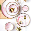 Angelic Kitchenware™ Pink Ceramic Dinner Plate