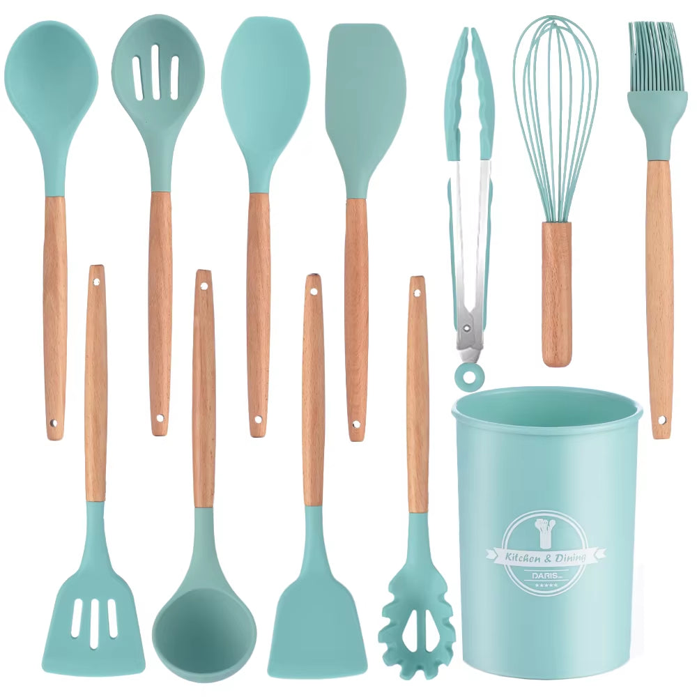 Silicone Cooking Utensils Set