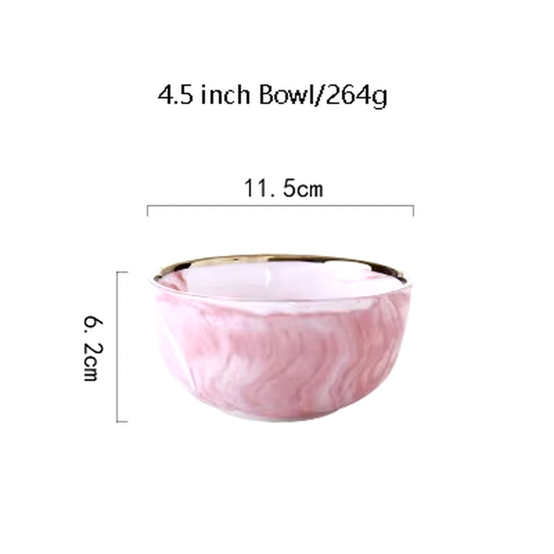 Angelic Kitchenware™ Pink Ceramic Dinner Plate