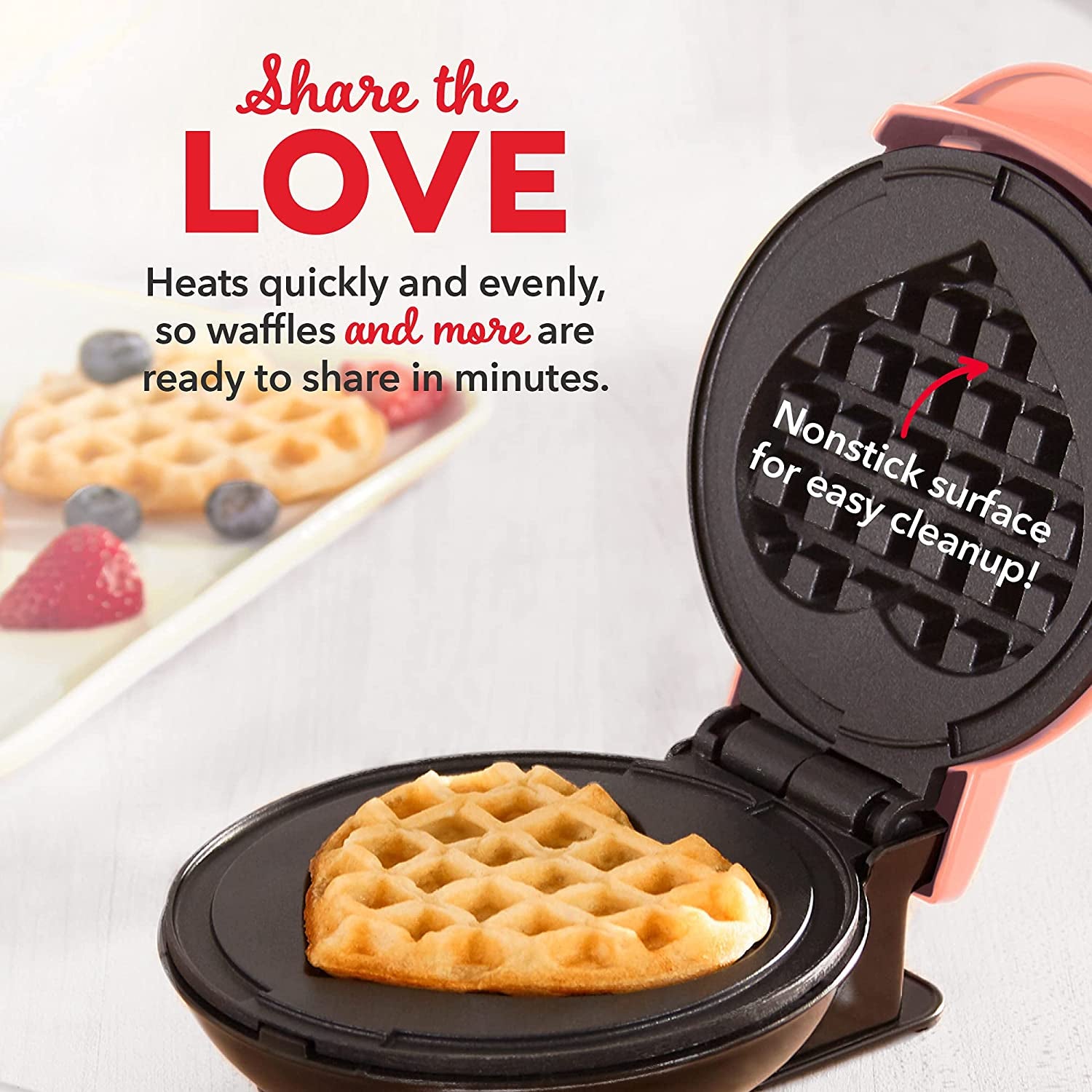 Angelic Kitchenware™ Mini Waffle Maker